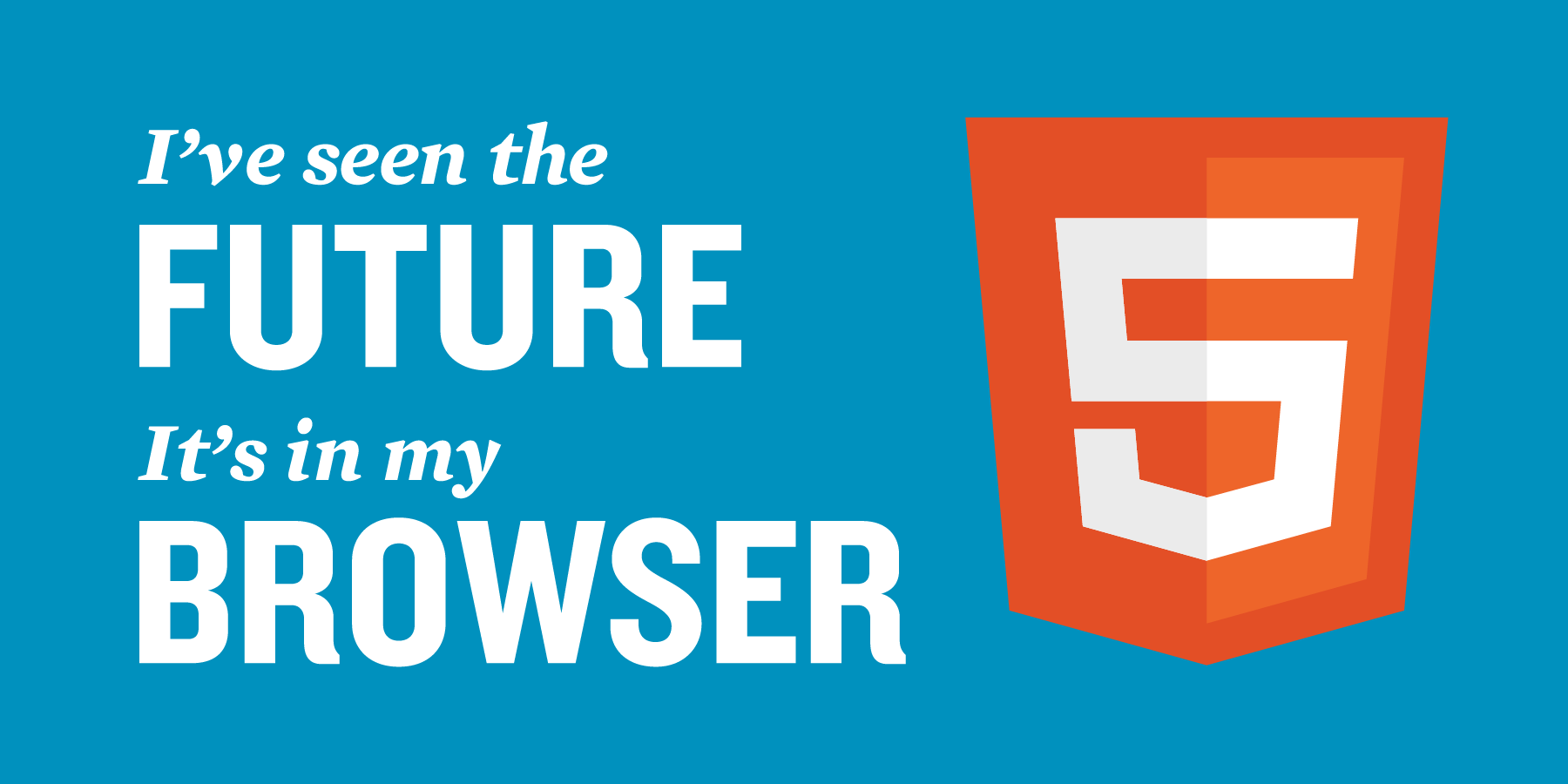 The future is HTML5